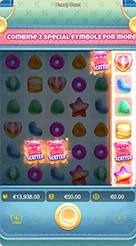 Candy Burst · Identifikasi simbol khusus Scatter dan kemunculan simbol unik.